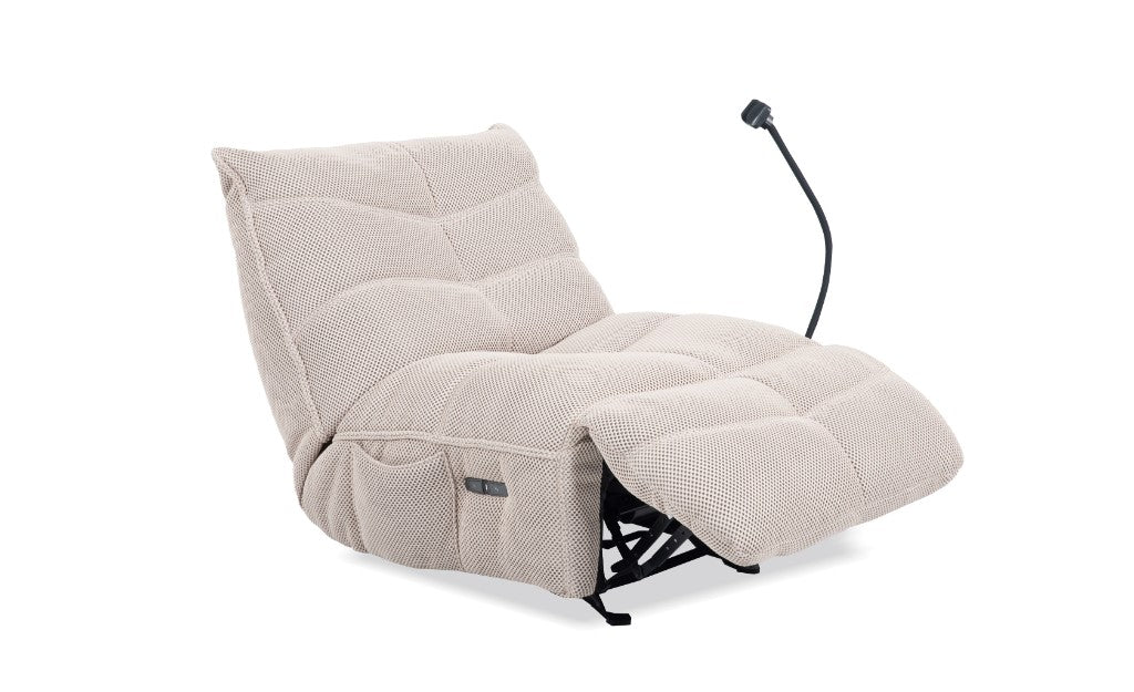 VI Luca Fabric Upholstered Gaming Chair with Power Recliner