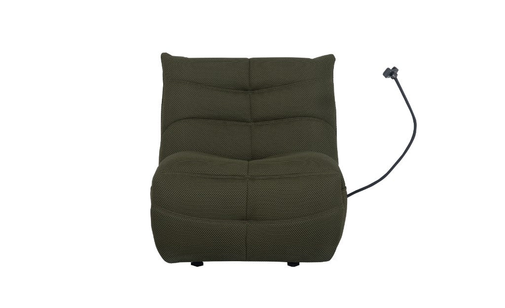 VI Luca Fabric Upholstered Gaming Chair with Power Recliner