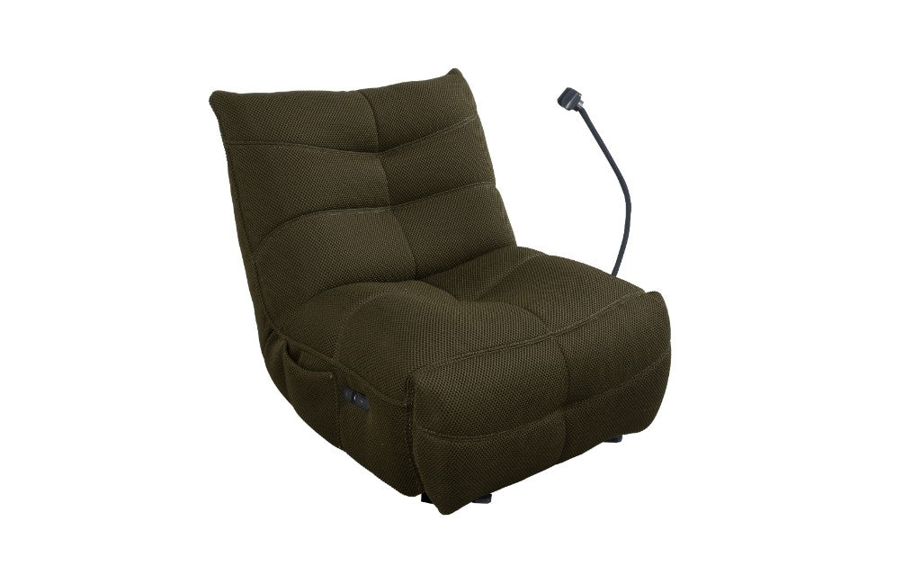 VI Luca Fabric Upholstered Gaming Chair with Power Recliner