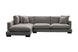 VI Zenith 3 Seater Fabric Upholstered Chaise Lounge