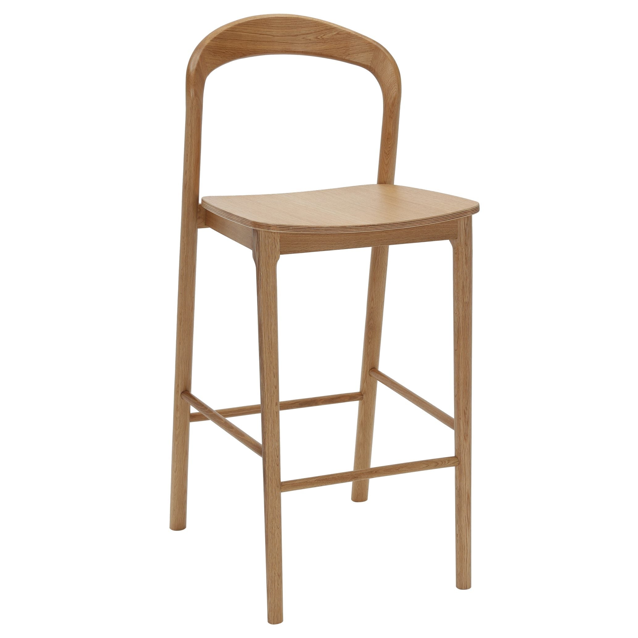 RL Nodo High Stool – American Oak