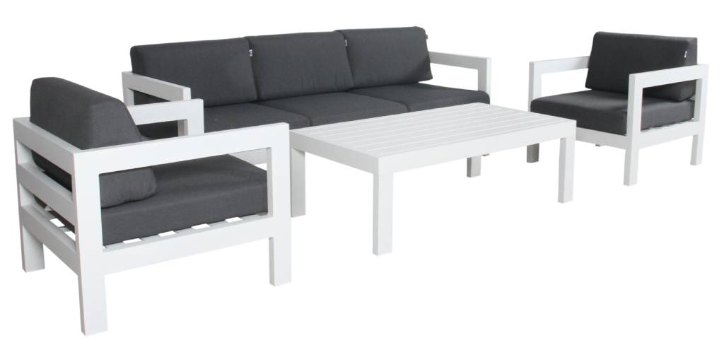 VI Artemis Aluminium Framed 3 Seater Outdoor Lounge