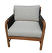 VI Elliston Solid Timber Outdoor Armchair with Cushion