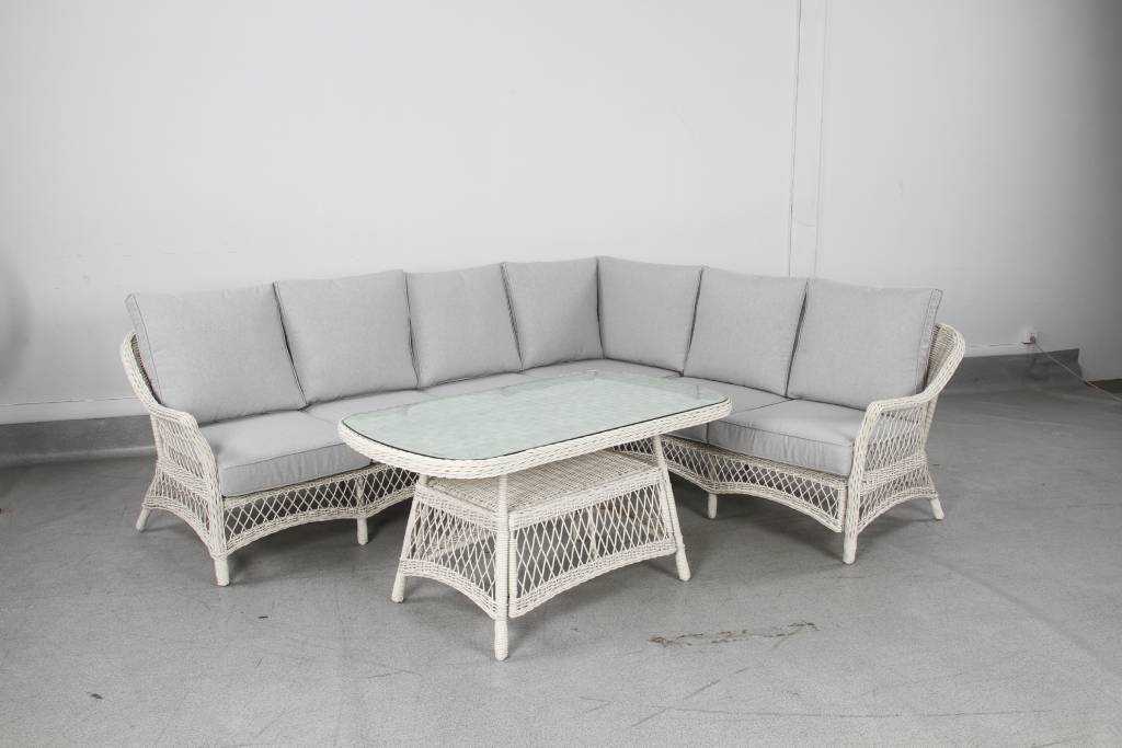 VI Madrid Outdoor Corner Lounge with Coffee Table
