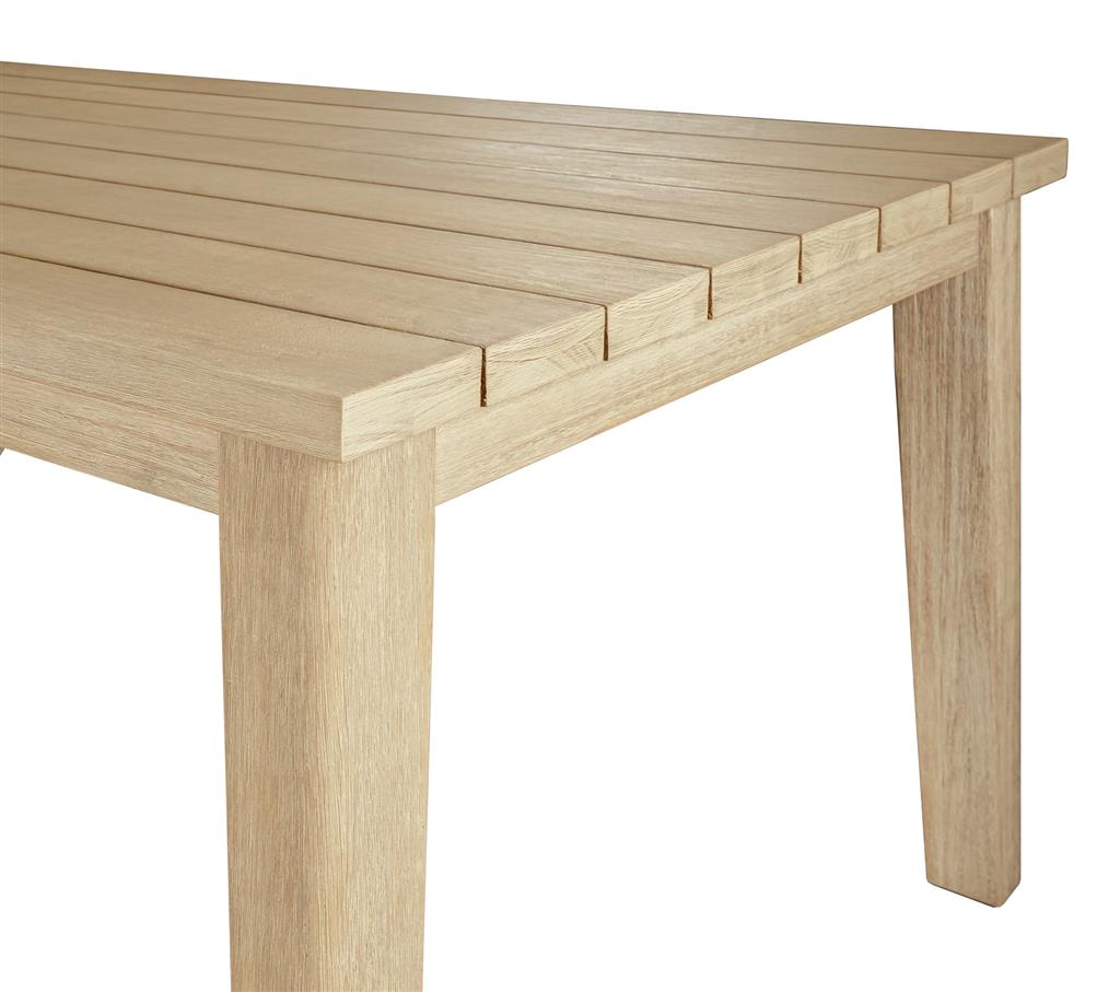 VI Marrakesh Solid Timber Shaded Outdoor Dining Table