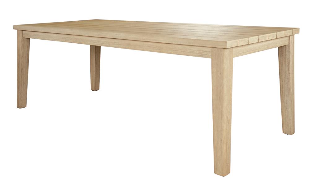 VI Marrakesh Solid Timber Shaded Outdoor Dining Table