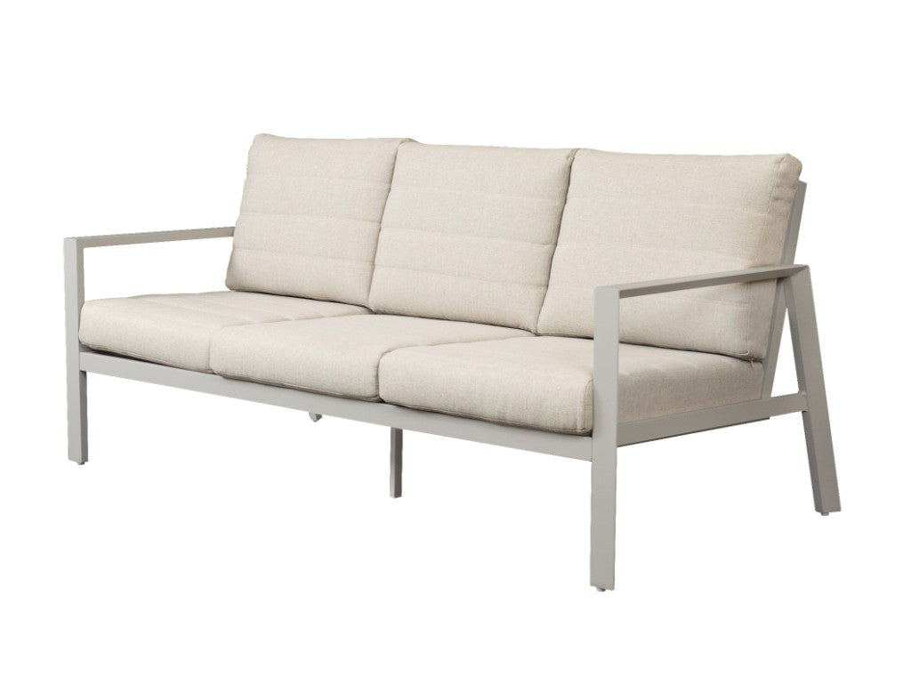 VI Reed Aluminium 3 + 2 Seater Outdoor Sofa with Coffee Table Set