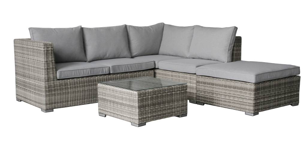 VI Solway Wicker Wrapped Outdoor Modular Lounge Setting