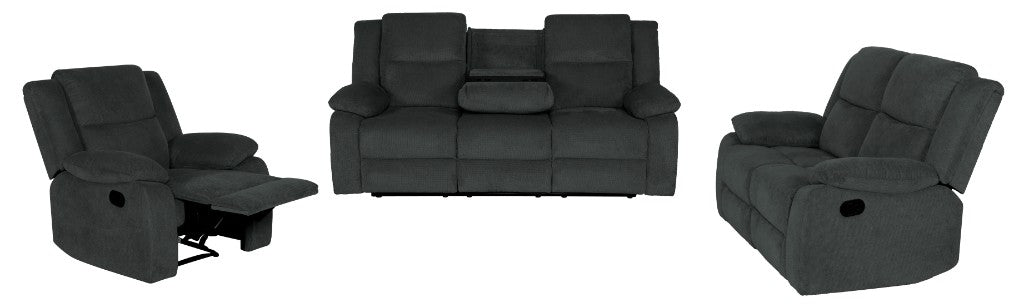 VI Rancher Single Seater Fabric Recliner Lounge