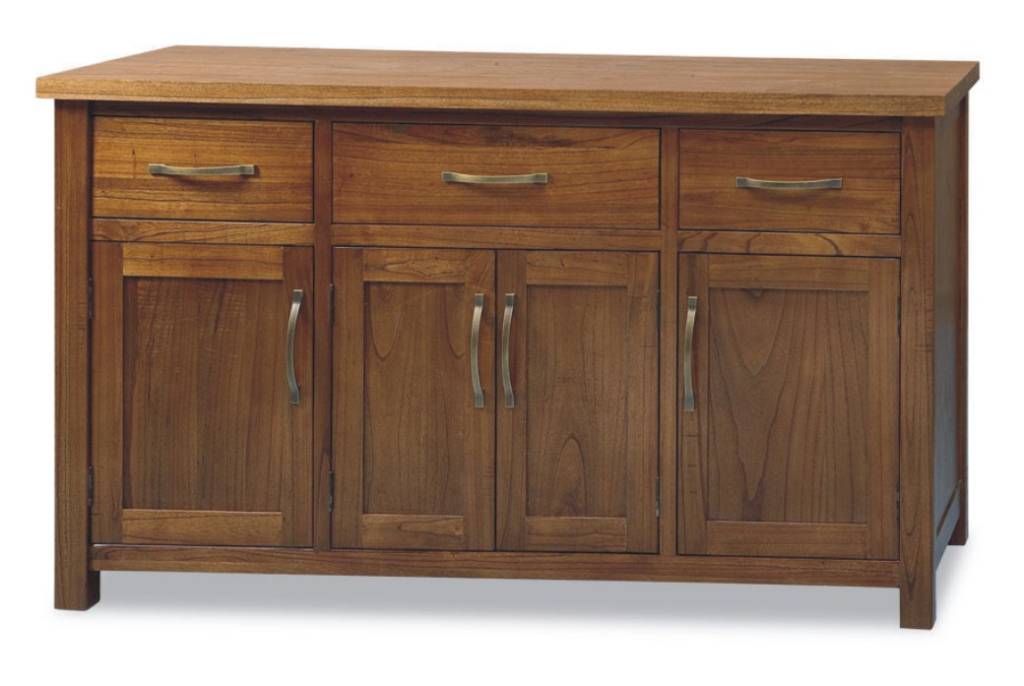 VI Florida Mountain Ash 4 Door 3 Drawer Buffet