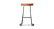 VI Tractor Timber Top & Metal Base Stool