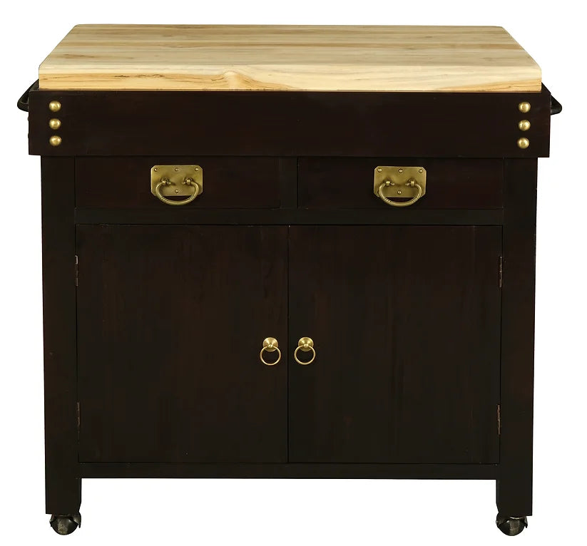 CT Heritage 2 Door 2 Drawer Butcher's Block