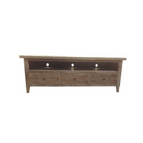 MF Morocco Recycled Elm Timber 3 Drawer TV Unit